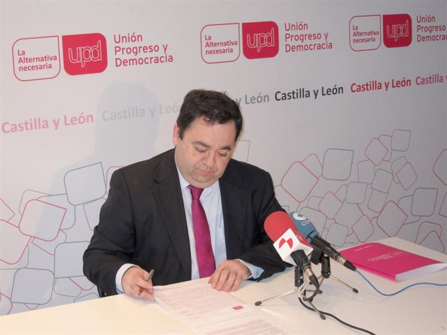 El candidato de UPyD en CyL, Rafael Delgado