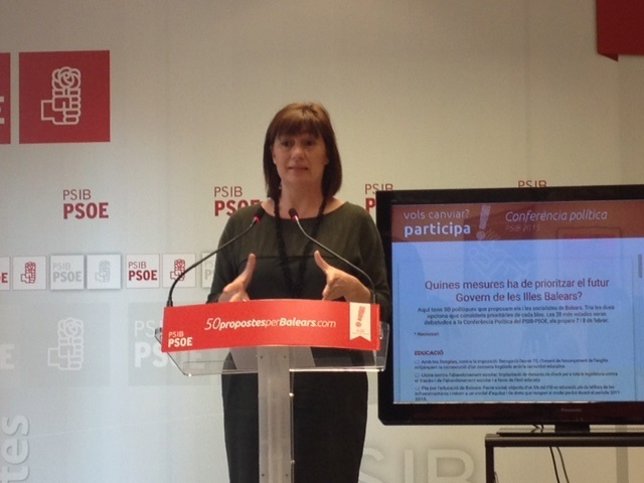 La secretaria general del PSIB, Francina Armengol