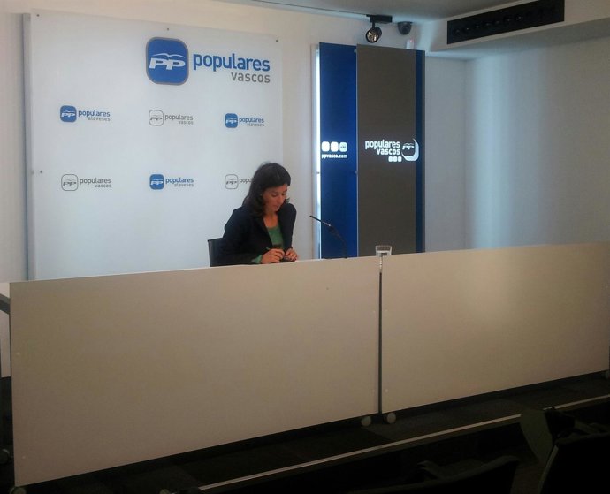 La portavoz del PP vasco, Laura Garrido