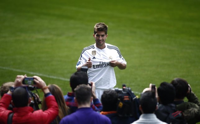 Presentación de Lucas Silva, nuevo jugador del Real Madrid