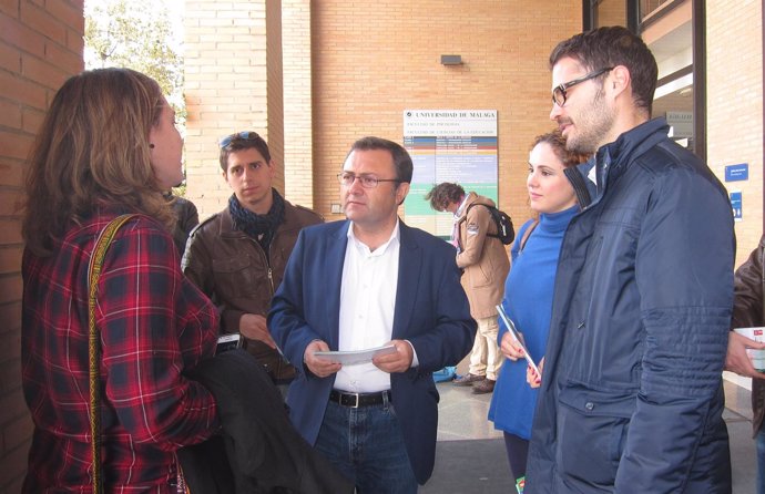 Miguel Ángel Heredia, José Carlos Durán (JSA), Noelia Suárez, PSOE, educación