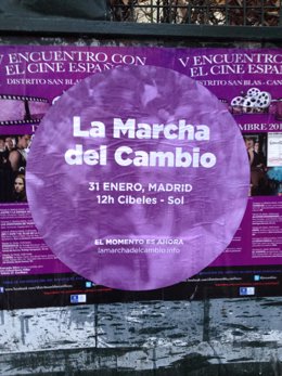 Manifestación convocada por Podemos bajo el lema 'La Marcha del Cambio'