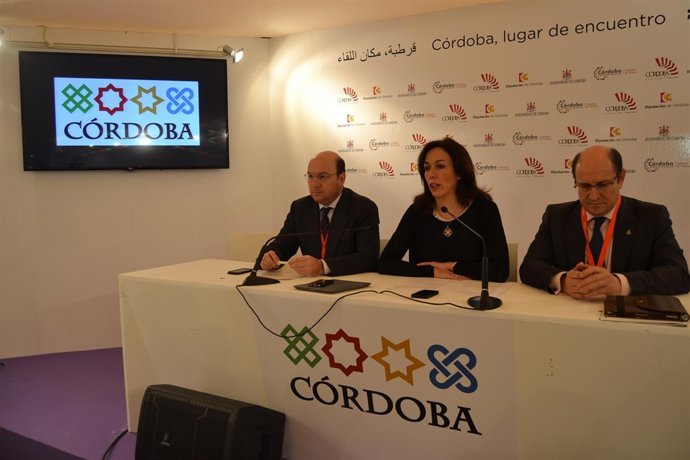 La presidenta de la Diputación en Fitur con los actos de Montilla
