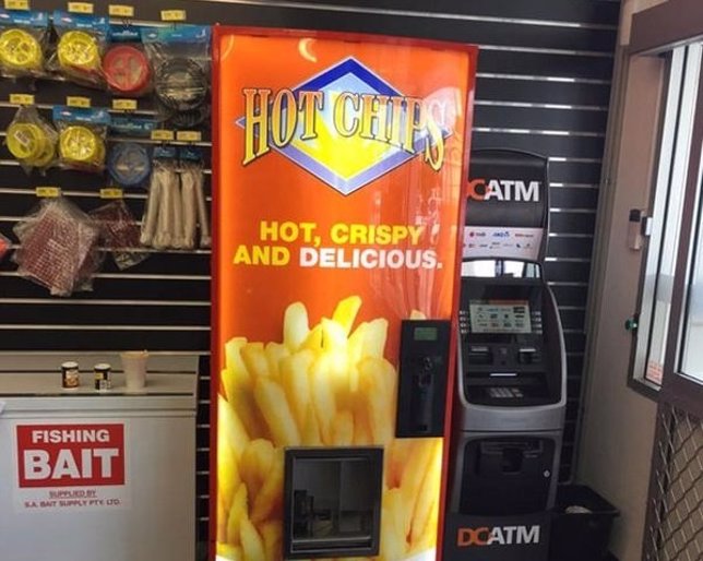 Hot Chips, la máquina expendedora de patatas fritas