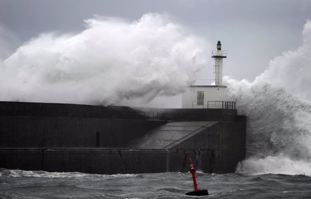 Olas, temporal