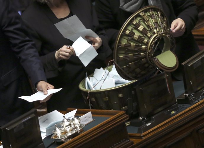 Votación para elegir presidente en Italia