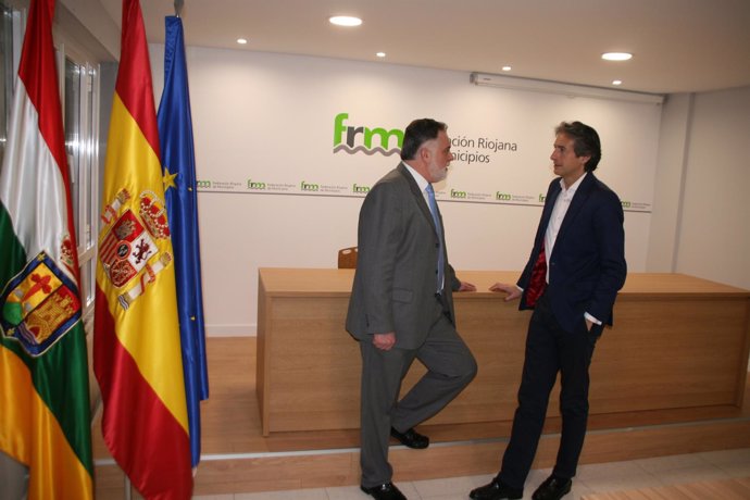 Los presidentes de la FRM y la FRM se reúnen en Logroño