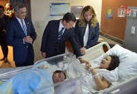 Peña Nieto visita a heridos más graves por explosión en Hospital de Cuajimalpa
