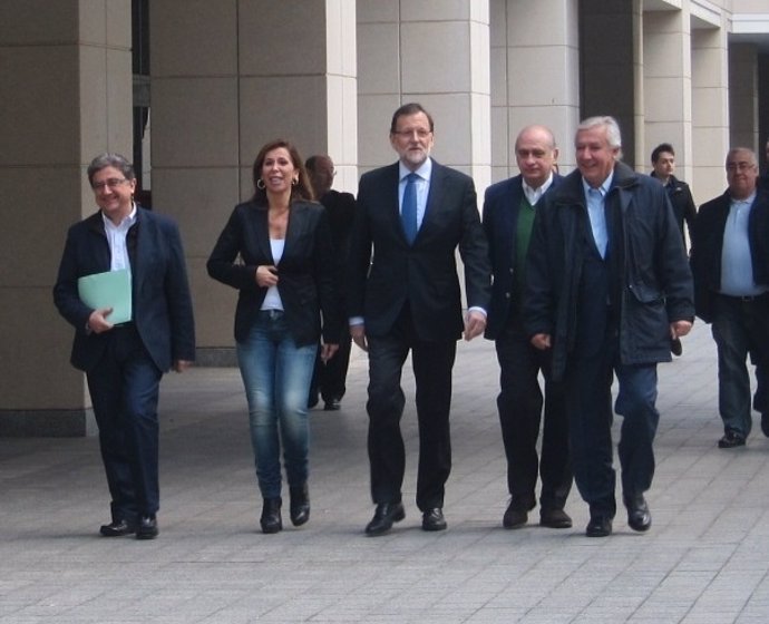 Enric Millo,Alicia Sánchez Camacho,M.Rajoy,Jorge Fernández Díaz,Javier Arenas PP