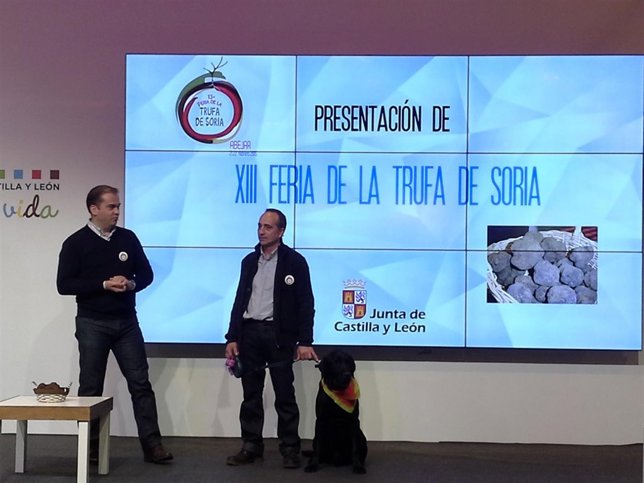 Acto de presentación de la trufa de Soria. 