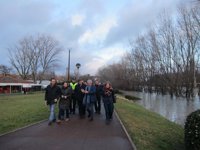 El río Ebro "podría alcanzar a su paso por Logroño los 7 metros de altura"