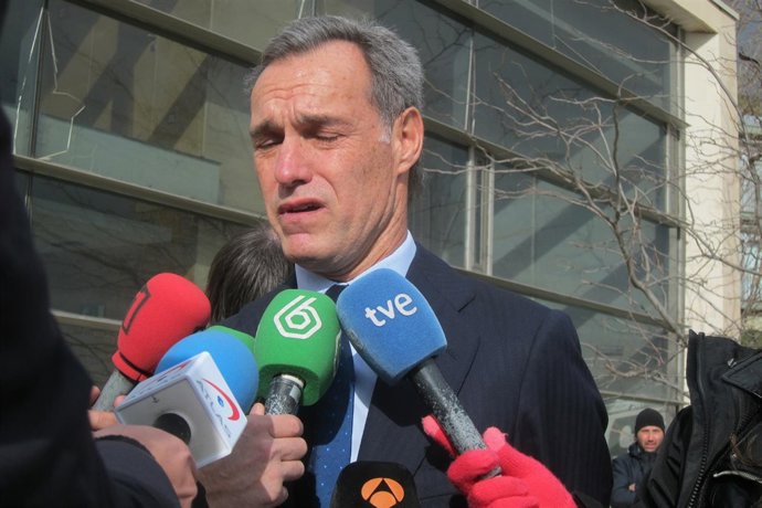 Silvio González (Atresmedia) en declaraciones a los periodistas