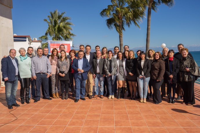 Integrantes de la candidatura PSOE Torremolinos, elecciones municipales 2015