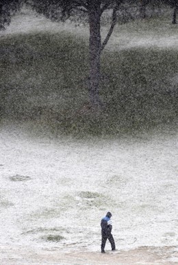 Nieve en Madrid