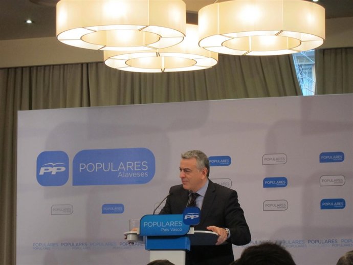 El diputado general de Álava, Javier de Andrés