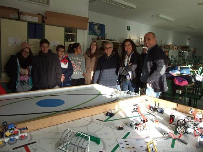 Visita de Yolanda Caballero al IES Az-Zait de Jaén