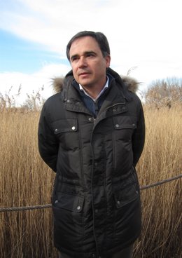 El presidente de la CHE, Xavier de Pedro, en un acto este lunes
