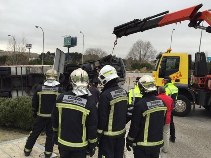 Intervención de los Bomberos