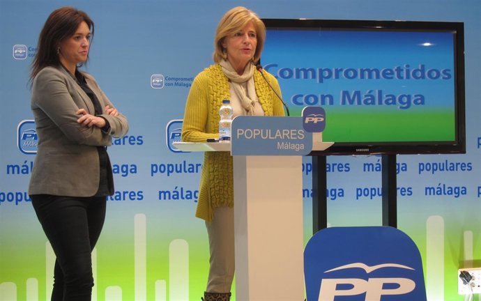 Margarita del Cid y Esperanza Oña, PP Málaga