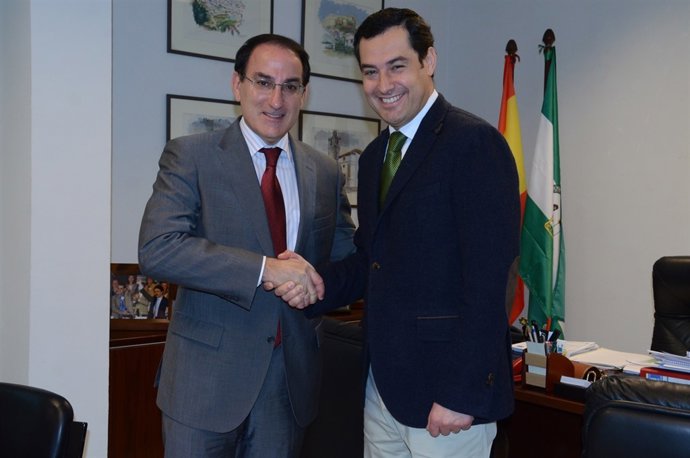 Juanma Moreno y Javier González de Lara