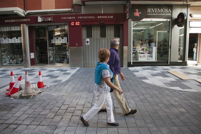 Una de las calles de Camargo