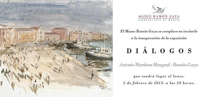 Cartel de la exposición 'Diálogos'