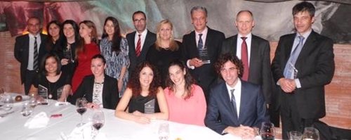 El equipo de ventas de Norwegian Cruise Line en España con los premiados