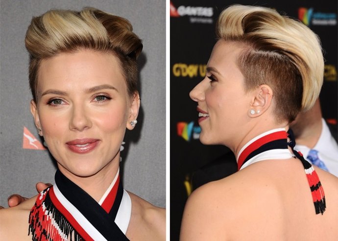 Scarlett Johansson y su rompedor nuevo look