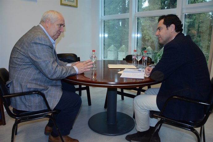 Francisco Carbonero y Juanma Moreno