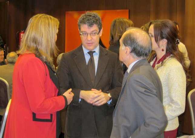 Nadal junto a Del Olmo, Villanueva y Clemente
