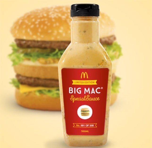 Venden en ebay la salsa del Big Mac