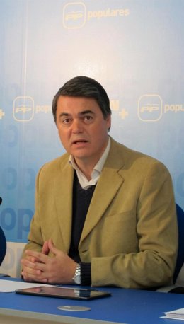 El portavoz del grupo del PP en el Parlamento analuz, Carlos Rojas.