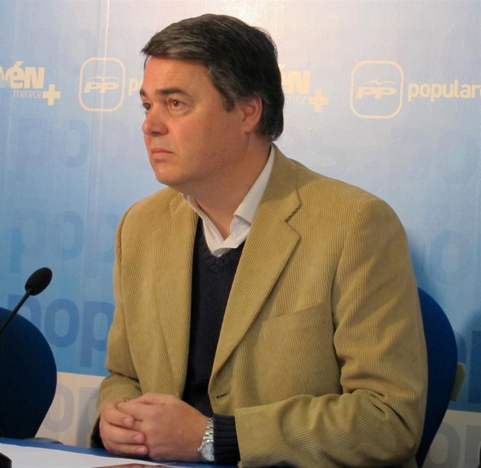 El portavoz del grupo del PP en el Parlamento andaluz, Carlos Rojas.