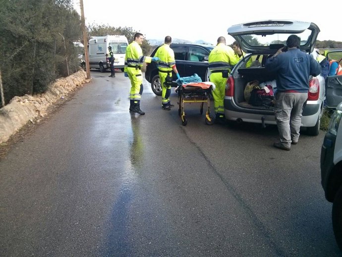 Choque frontal en Marratxí