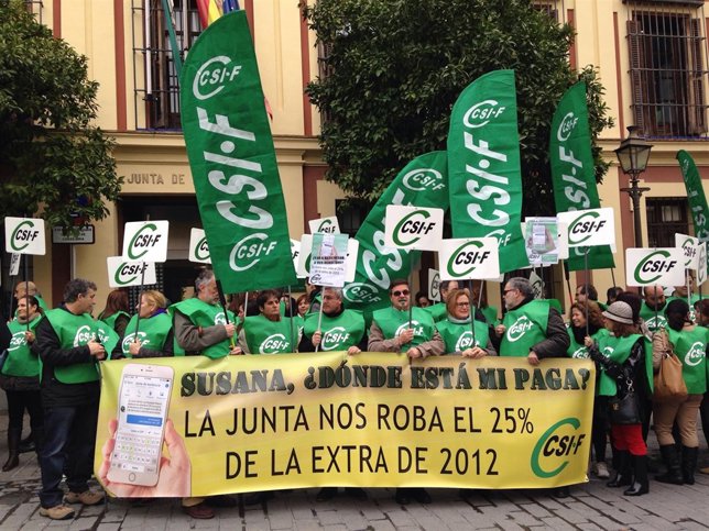 Concentración de CSIF en Sevilla
