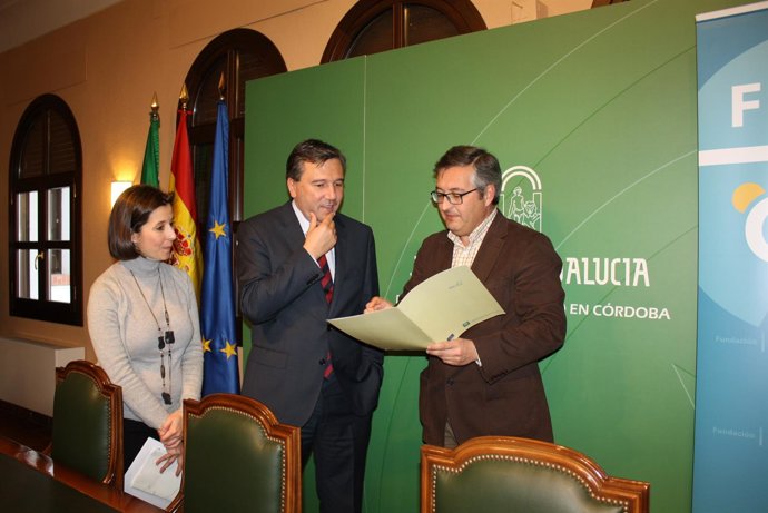 Castillejo, Blanco y Trujillo en la presentación