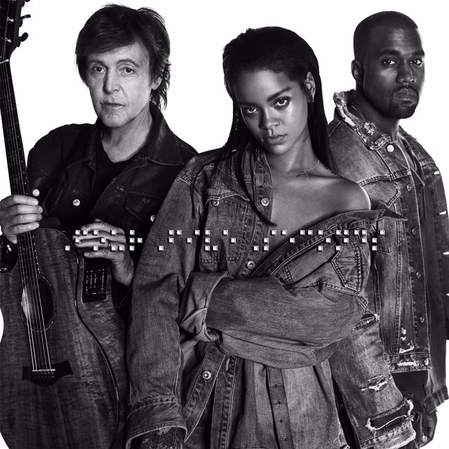 Paul McCartney, Rihanna y Kanye West