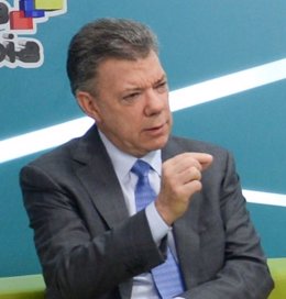 El presidente colombiano, Juan Manuel Santos