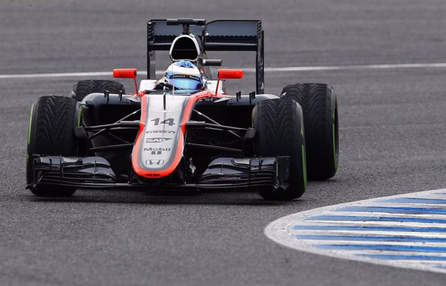 Fernando Alonso (McLaren-Honda) en Jerez