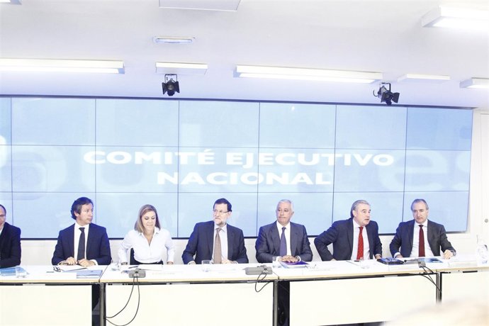 Cospedal, Rajoy, Arenas en el Comité Ejecutivo Nacional del PP