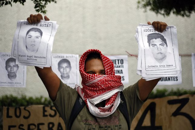 Protestas por la desaparición de 43 estudiantes mexicanos