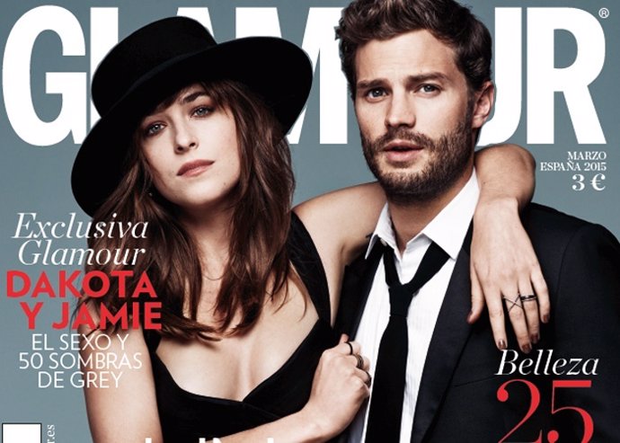 Jamie Dornan y Dakota Johnson en su entrevista de  50 sombras de grey