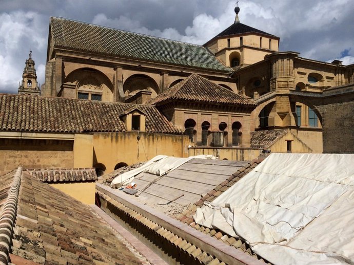 Obra de restauración de la cubierta 14 de la Mezquita-Catedral