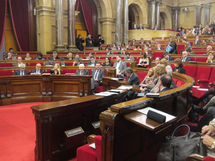 Pleno del Parlament de Catalunya