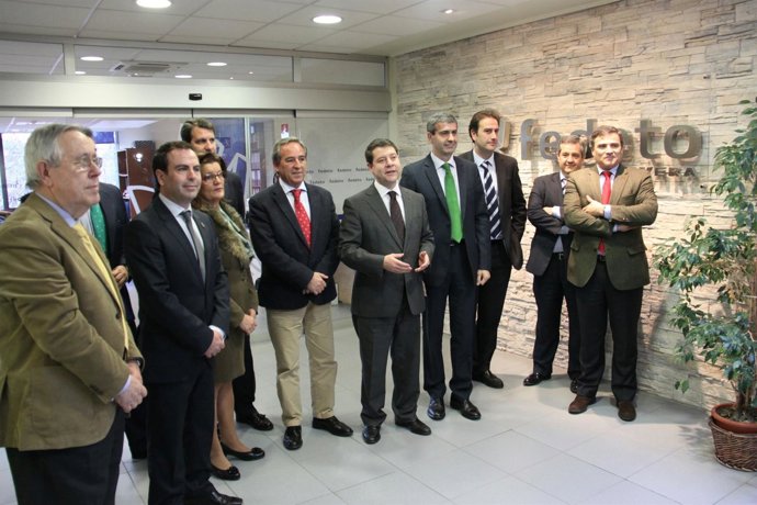 Fotos García Page En Sede FEDETO En Talavera De La Reina I