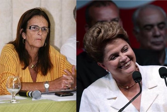 Presidenta de Petrobras, Graça Foster  y la presidenta Dilma Rousseff 