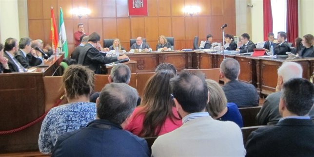 Una de las sesiones del juicio del caso Iniosa