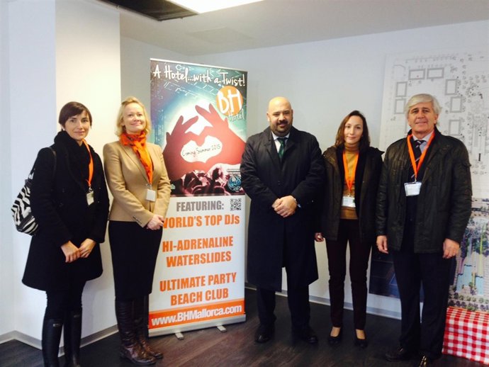 Jaime Martínez visita el hotel BH Mallorca