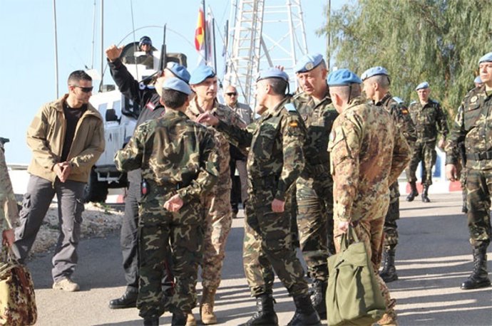 El jefe de la FINUL visita el lugar donde  falleció el cabo Soria Toledo
