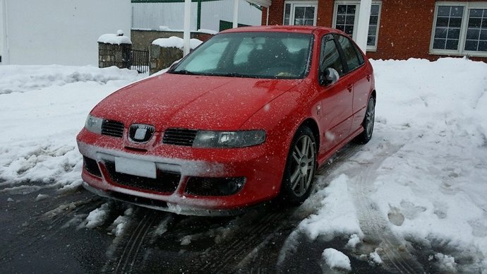 Nevadas en el interior de Asturias. 